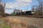 NS 4444 and 4447 leading train 28X through Cove PA